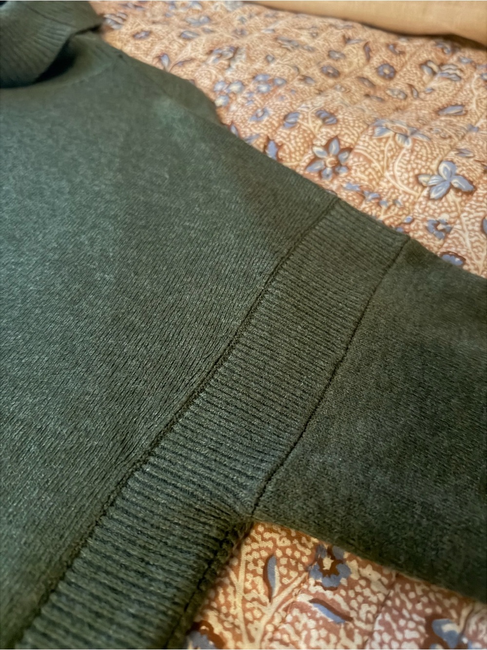 French Connection Olive Green Turtleneck Sweater - Picture 2 of 6